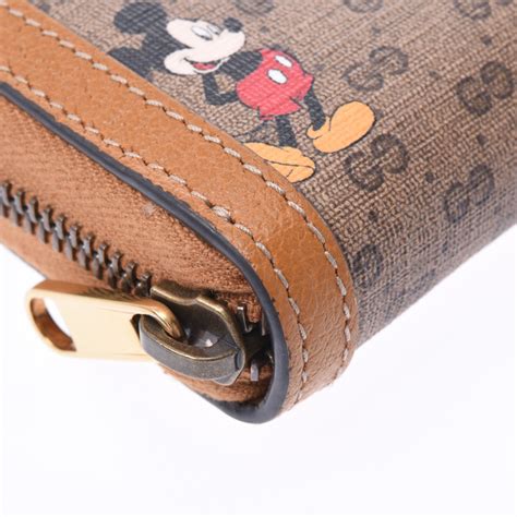 gucci disney long wallet|mickey mouse Disney Gucci.